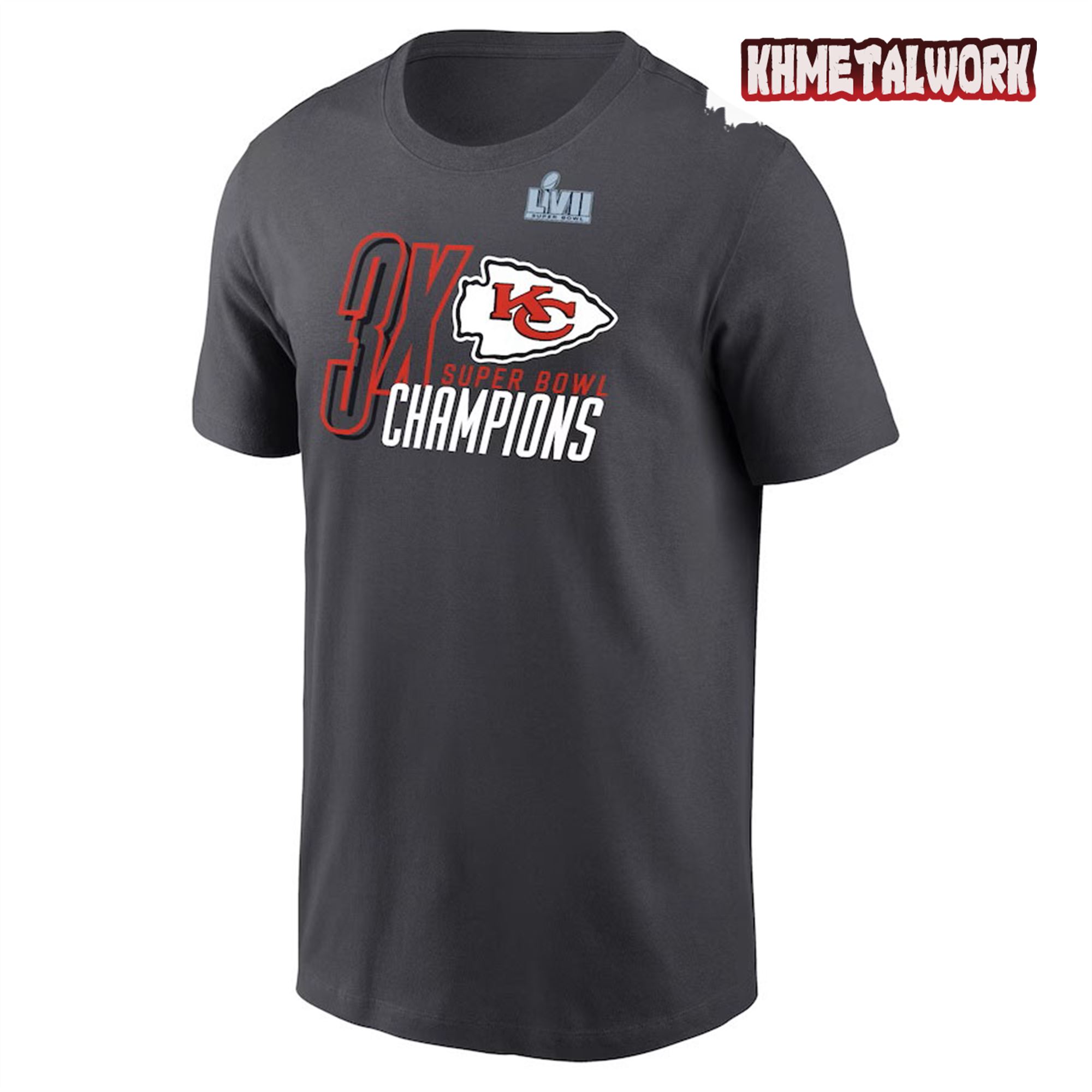 Show Off Your Kc Chiefs Pride With This 3x Super Bowl T-shirt