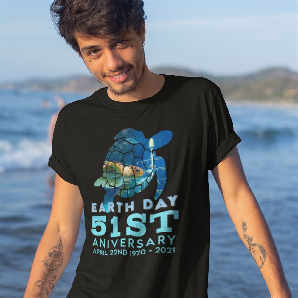 Best Turtle Earth Day Shirt 51st Anniversary 