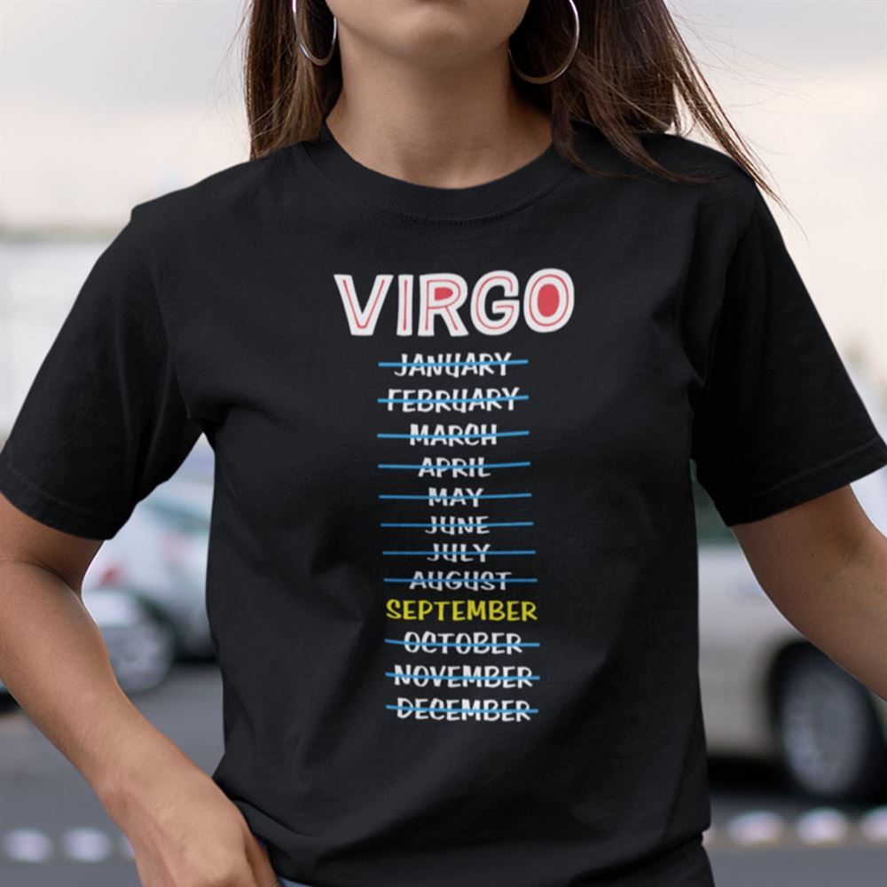 Gifts Virgo September Shirt Zodiac Virgo Tee 
