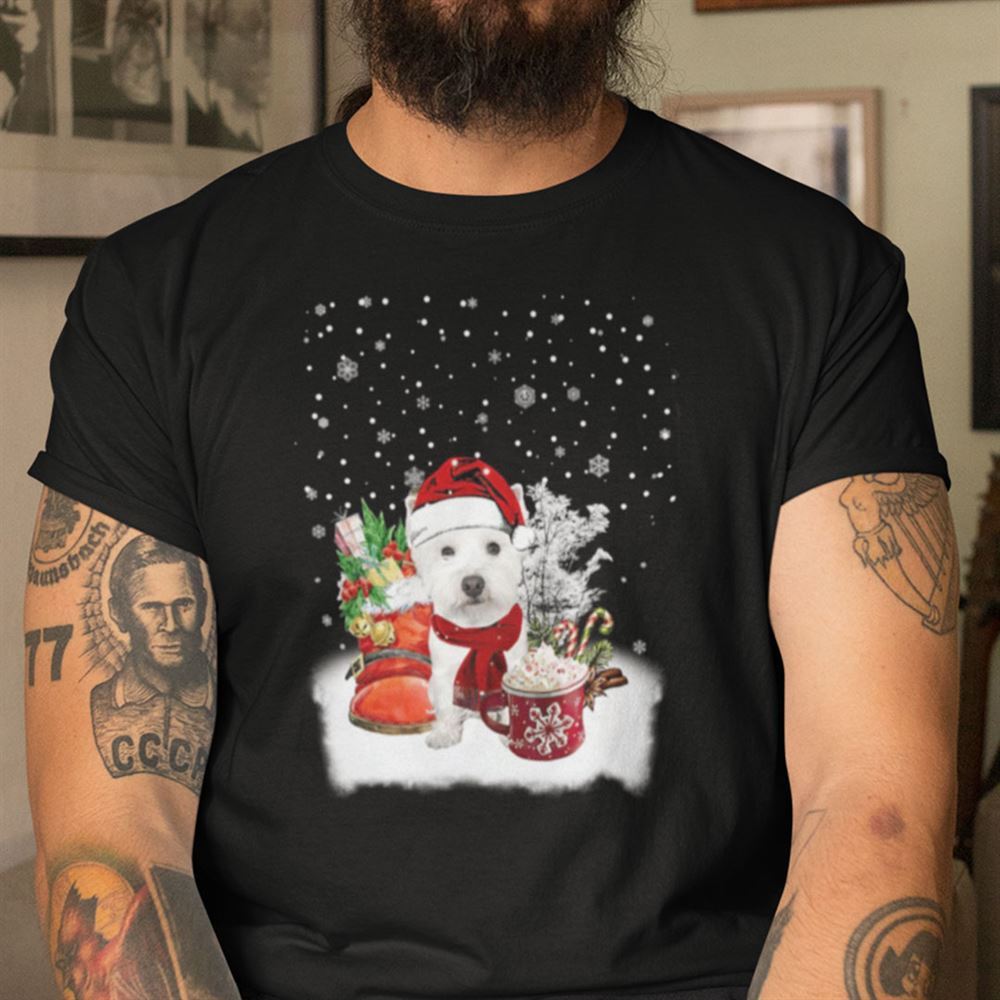 Limited Editon West Highland White Terrier Dog Christmas Shirt 