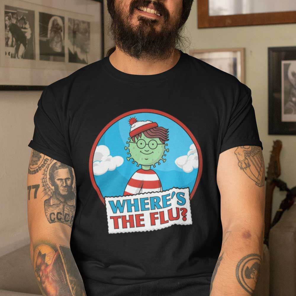 Interesting Wheres Waldo T Shirt Wheres Flu Covid-19 