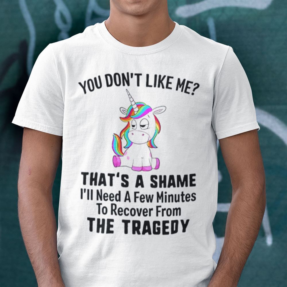Awesome You Dont Like Me That The Shame Unicorn Shirt 